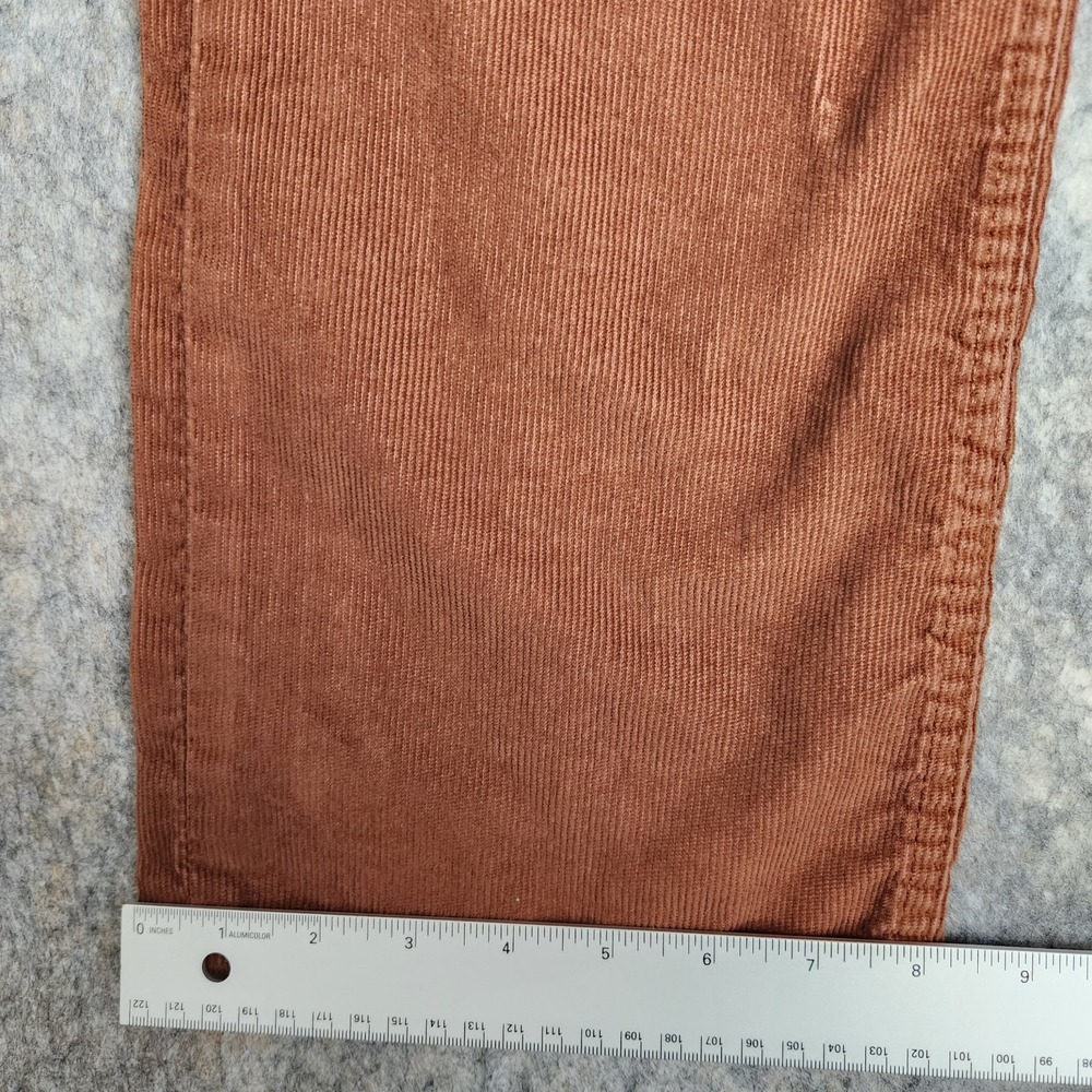 Levis 514 Corduroy Pants Men 33x34 Red Straight Leg Regular Fit Colorful Preppy - Picture 5 of 8